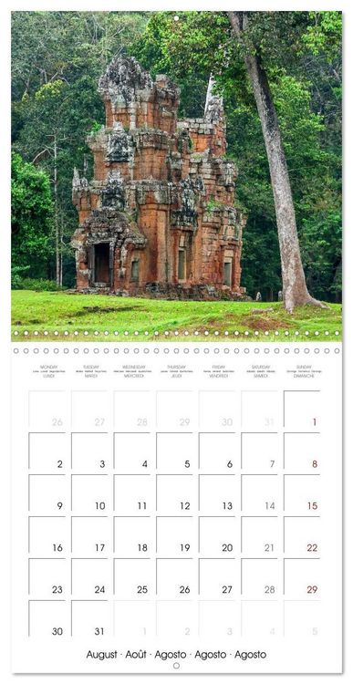 Produktbild: ANGKOR, TEMPLE IN THE JUNGLE (Wall Calendar 2027 12 &times; 12 Inch) CALVENDO 12 Month Wall Calendar