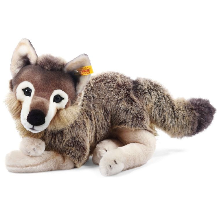 Produktbild: Steiff 069284 - Snorry Schlenker-Wolf, liegend, Webpelz, 40 cm
