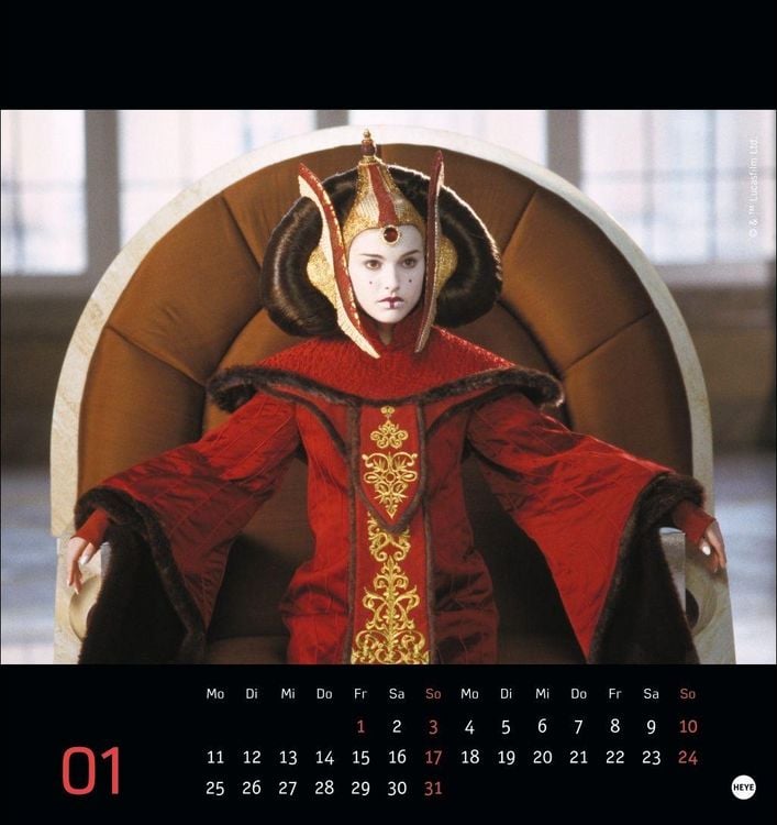 Produktbild: Star Wars Postkartenkalender 2027