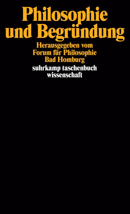 Produktbild: Philosophie und Begr&uuml;ndung