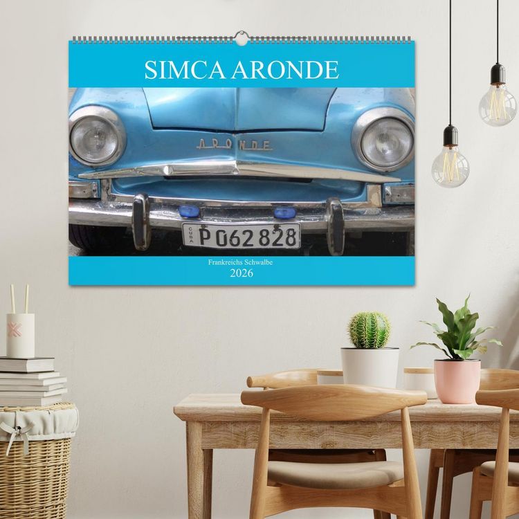 Produktbild: SIMCA ARONDE - Frankreichs Schwalbe (Wandkalender 2026 DIN A2 quer), CALVENDO Monatskalender
