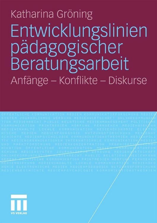 Produktbild: Entwicklungslinien p&auml;dagogischer Beratungsarbeit