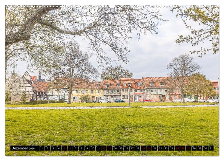 Produktbild: Farbenfrohe H&auml;user, Wohnen in Europa (Wandkalender 2026 DIN A2 quer), CALVENDO Monatskalender