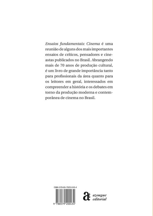 Produktbild: Ensaios fundamentais - cinema