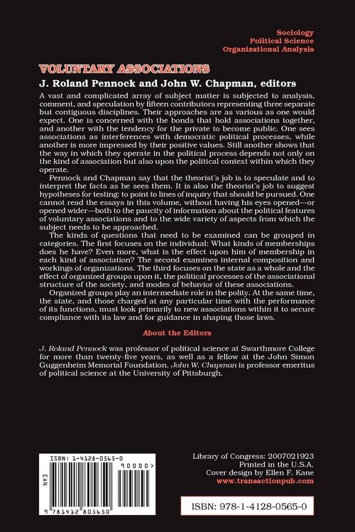 Produktbild: Voluntary Associations