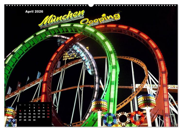 Produktbild: Kirmesrummel (hochwertiger Premium Wandkalender 2026 DIN A2 quer), Kunstdruck in Hochglanz