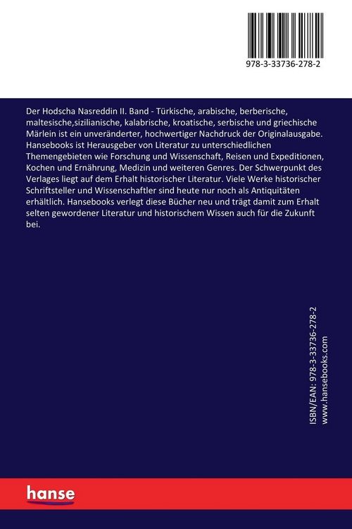 Produktbild: Der Hodscha Nasreddin II. Band