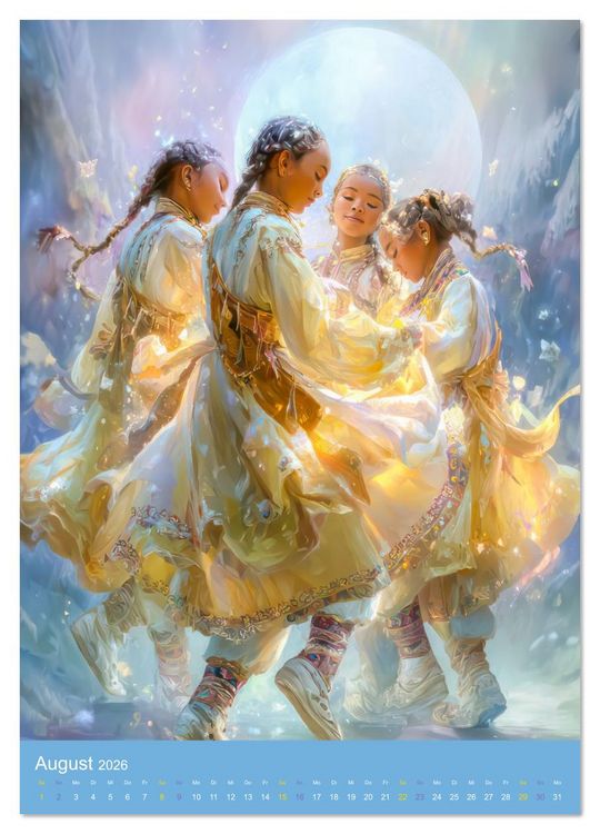Produktbild: Norwegische indigene Folklorekleidung - Mensch und Tier (Wandkalender 2026 DIN A3 hoch), CALVENDO Monatskalender