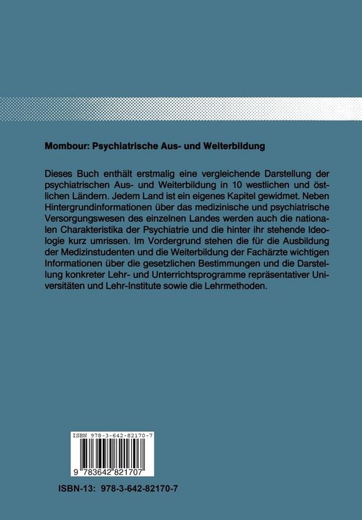 Produktbild: Psychiatrische Aus- und Weiterbildung