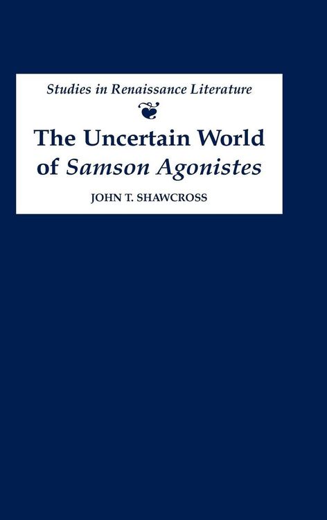 Produktbild: The Uncertain World of 'Samson Agonistes'