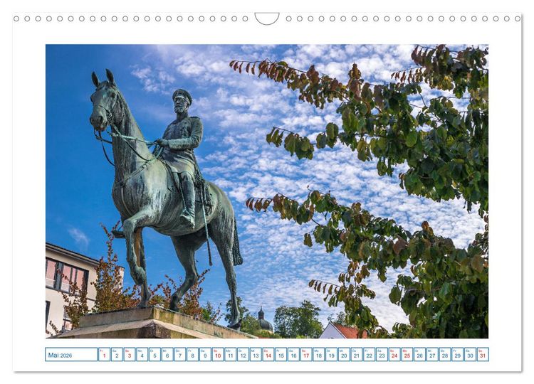 Produktbild: Sigmaringen - h&uuml;bsche Kleinstadt an der Donau (Wandkalender 2026 DIN A3 quer), CALVENDO Monatskalender