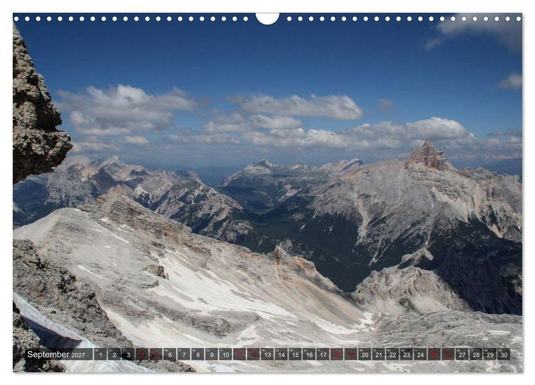Produktbild: Dolomiten 2027 - Die wei&szlig;en Berge (Wandkalender 2027 DIN A3 quer), CALVENDO Monatskalender