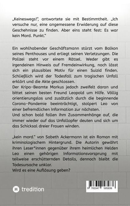 Produktbild: Kein mord.
