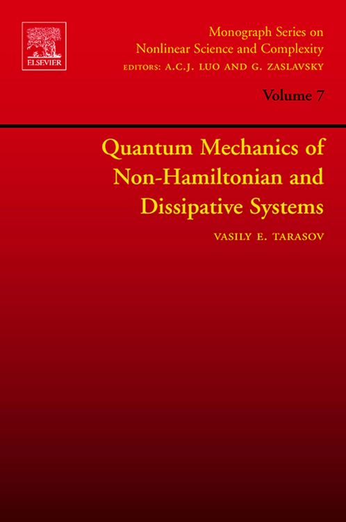 Produktbild: Quantum Mechanics of Non-Hamiltonian and Dissipative Systems