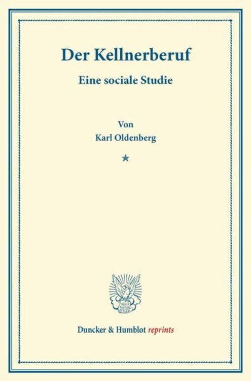 Produktbild: Der Kellnerberuf.
