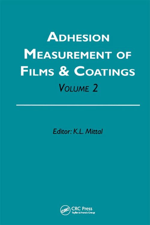 Produktbild: Adhesion Measurement of Films and Coatings, Volume 2
