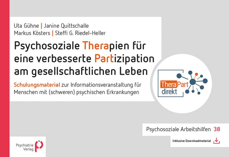 Produktbild: Psychosoziale Therapien f&uuml;r eine verbesserte Partizipation am gesellschaftlichen Leben