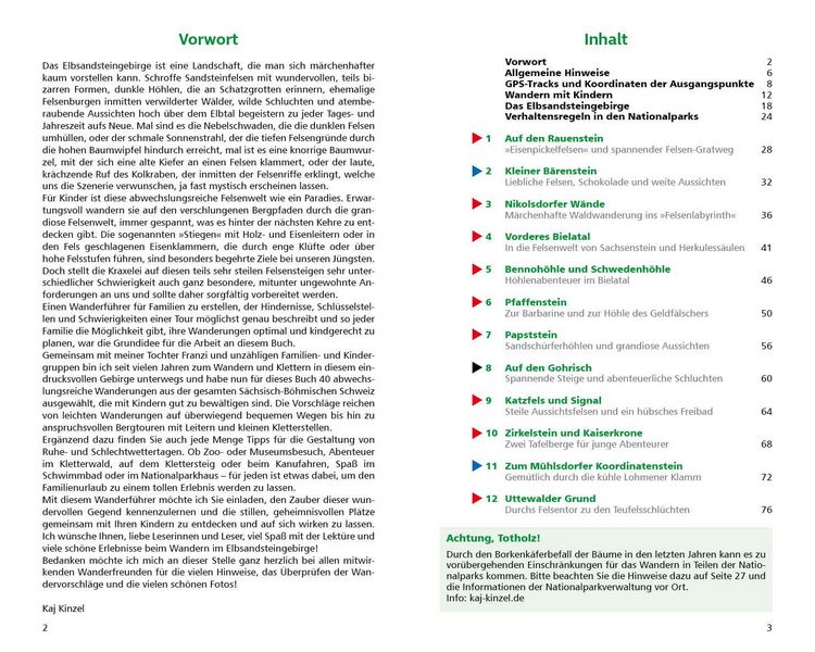 Produktbild: ROTHER Wanderbuch ErlebnisWandern mit Kindern Elbsandsteingebirge