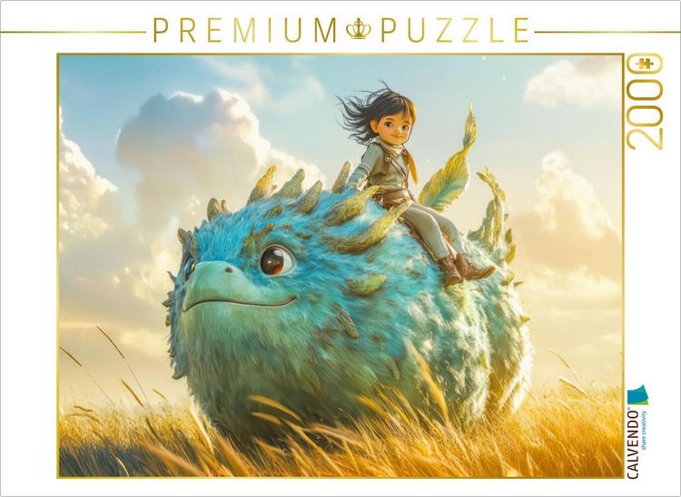 Produktbild: CALVENDO Puzzle Dragon | 2000 Teile Lege-Gr&ouml;&szlig;e 90x67cm Foto-Puzzle f&uuml;r gl&uuml;ckliche Stunden