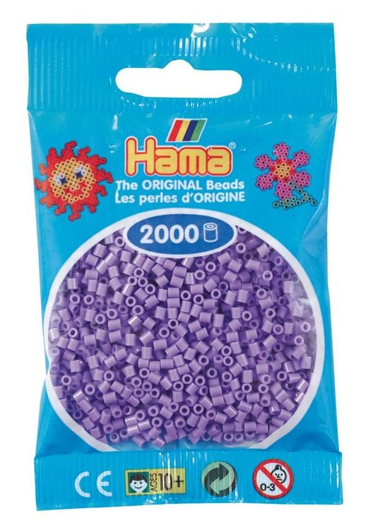 Produktbild: Mini-Perl. 2000St. Past-lila
