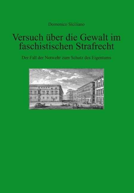 Produktbild: Siciliano, D: Versuch &uuml;ber die Gewalt im faschistischen Stra