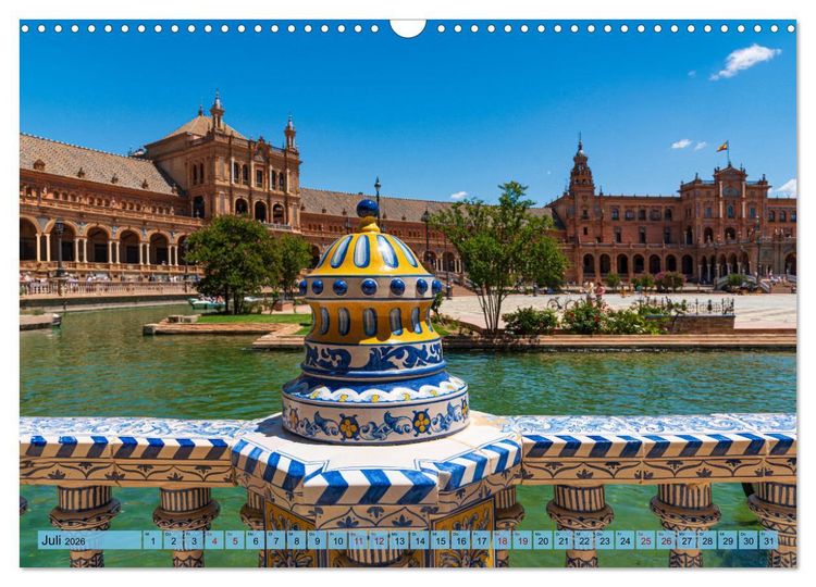 Produktbild: Sevilla - Unterwegs in Spanien (Wandkalender 2026 DIN A3 quer), CALVENDO Monatskalender