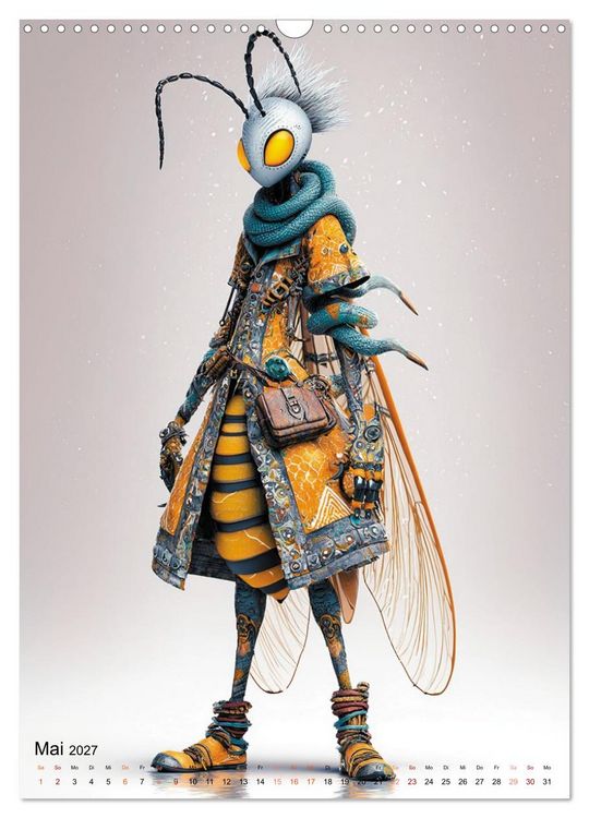 Produktbild: Insecta Fantastica (Wandkalender 2027 DIN A3 hoch), CALVENDO Monatskalender