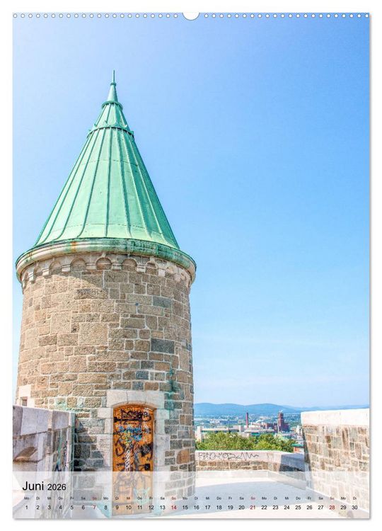 Produktbild: Kanada Quebec - Historisches Quebec (hochwertiger Premium Wandkalender 2026 DIN A2 hoch), Kunstdruck in Hochglanz