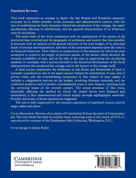 Produktbild: Studies in the Byzantine Monetary Economy C.300 1450