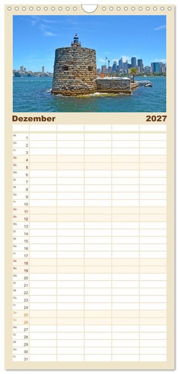 Produktbild: Familienplaner 2027 - Sydney - beeindruckende Metropole mit 5 Spalten (Wandkalender, 21 x 45 cm) CALVENDO