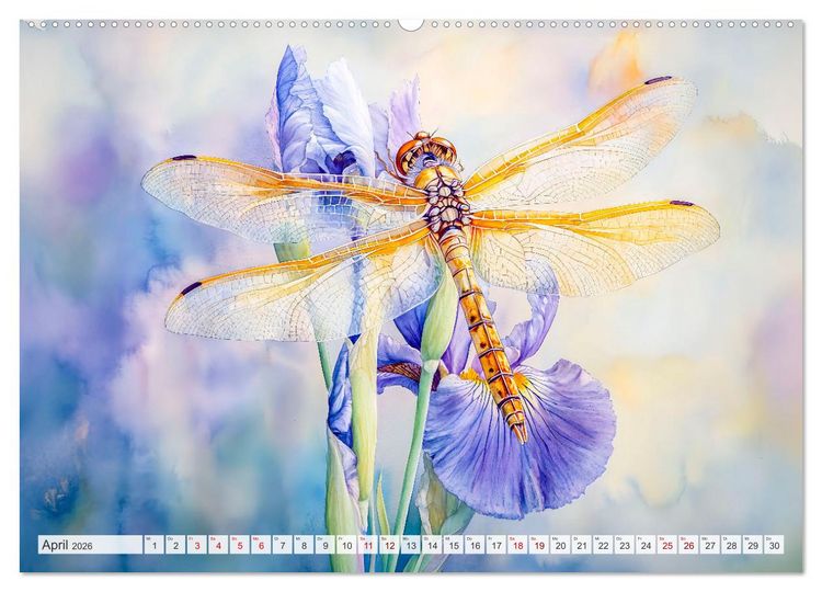 Produktbild: Wildtiere Europas - Farbwelt der heimischen Fauna (hochwertiger Premium Wandkalender 2026 DIN A2 quer), Kunstdruck in Hochglanz