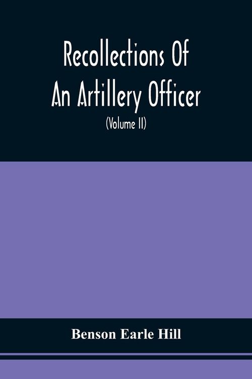 Produktbild: Recollections Of An Artillery Officer