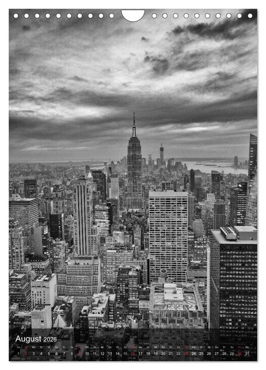 Produktbild: New York - The Big Apple (Wandkalender 2026 DIN A4 hoch), CALVENDO Monatskalender