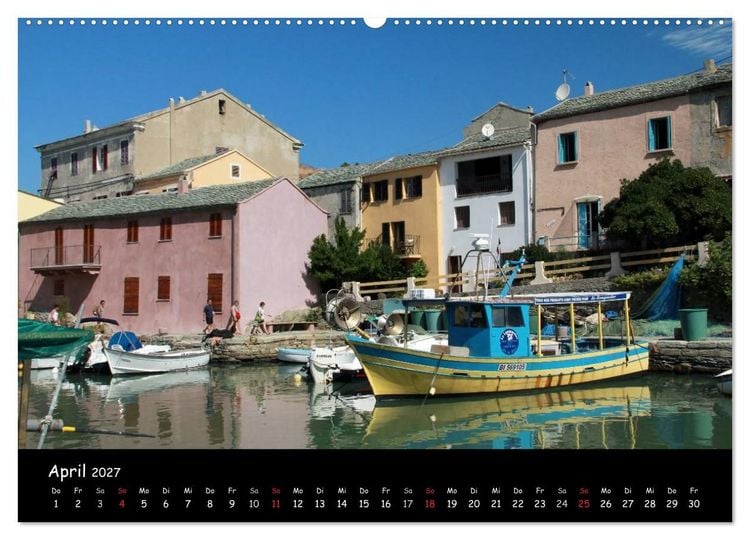 Produktbild: Korsikas St&auml;dte (hochwertiger Premium Wandkalender 2027 DIN A2 quer), Kunstdruck in Hochglanz
