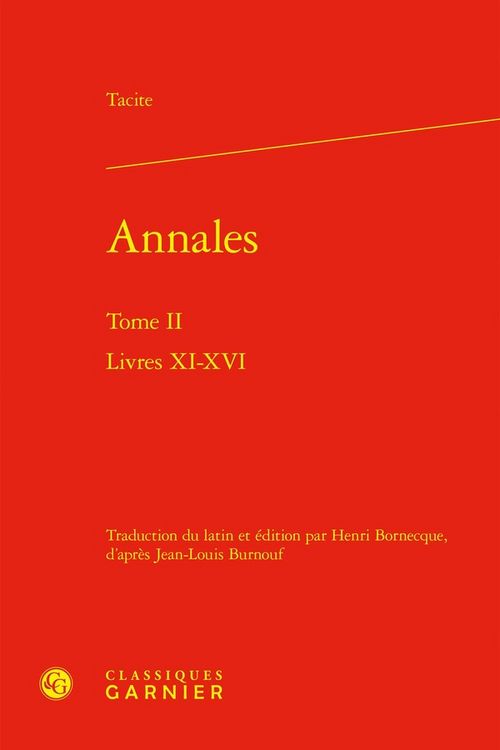 Produktbild: Annales Tome 2 : Livres Xi-Xvi