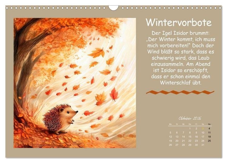 Produktbild: Kleine Tiere - Lustige Abenteuer (Wandkalender 2026 DIN A3 quer), CALVENDO Monatskalender