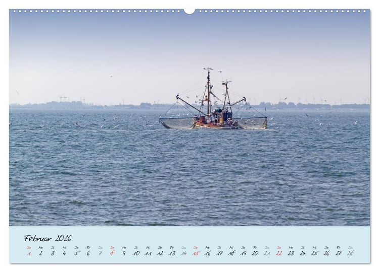 Produktbild: Nordsee &ndash; D&uuml;nen, Sand, Wasser und Wolken (Wandkalender 2026 DIN A2 quer), CALVENDO Monatskalender