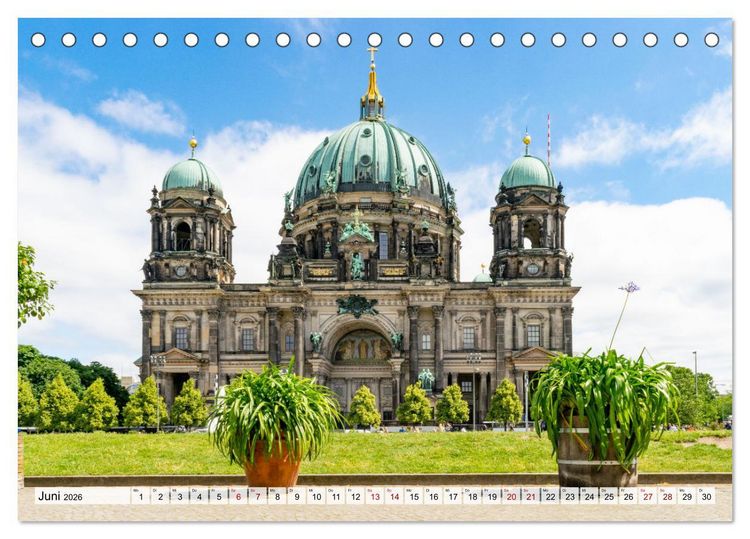 Produktbild: Berlin rund ums Jahr (Tischkalender 2026 DIN A5 quer), CALVENDO Monatskalender
