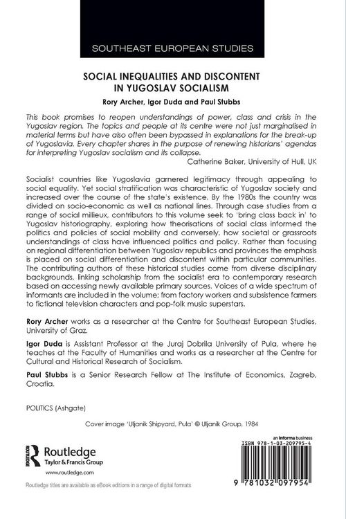 Produktbild: Social Inequalities and Discontent in Yugoslav Socialism