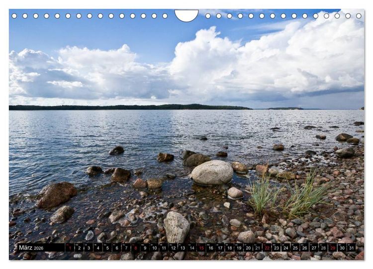 Produktbild: FINNLAND &ndash; Traumhafte Landschaften (CH - Version) (Wandkalender 2026 DIN A4 quer), CALVENDO Monatskalender