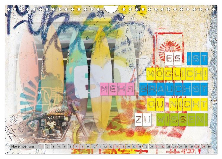 Produktbild: Optimisten leben l&auml;nger (Wandkalender 2026 DIN A4 quer), CALVENDO Monatskalender