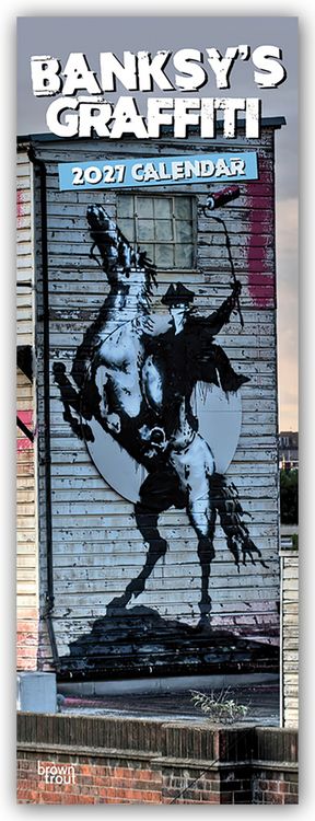 Produktbild: Banksy's Graffiti 2027 &ndash; Slimline-Kalender