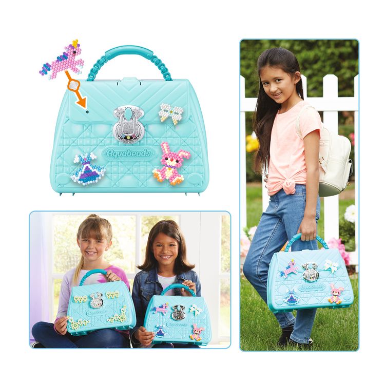 Produktbild: Aquabeads 31914 - Deluxe Bastelset in Handtasche, Bastelset