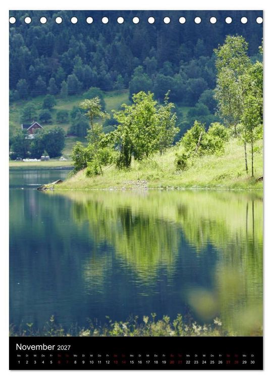 Produktbild: Hei - Willkommen im Fjordland (Tischkalender 2027 DIN A5 hoch), CALVENDO Monatskalender