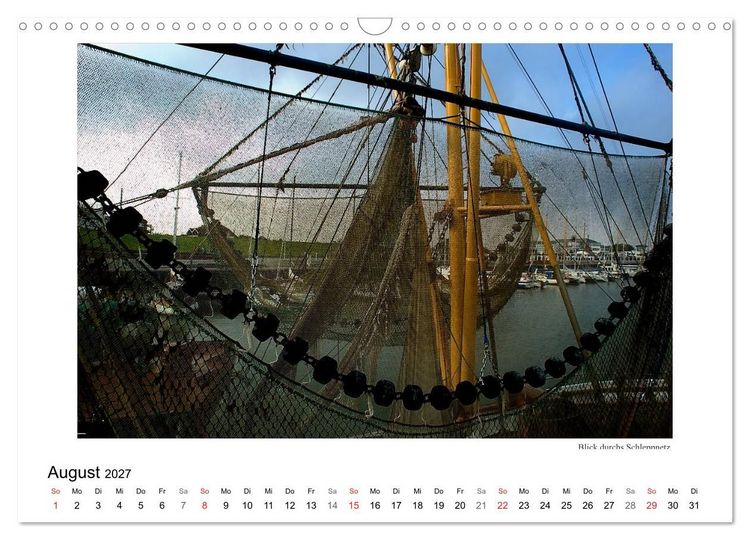 Produktbild: Krabbenkutter in Ostfriesland (Wandkalender 2027 DIN A3 quer), CALVENDO Monatskalender