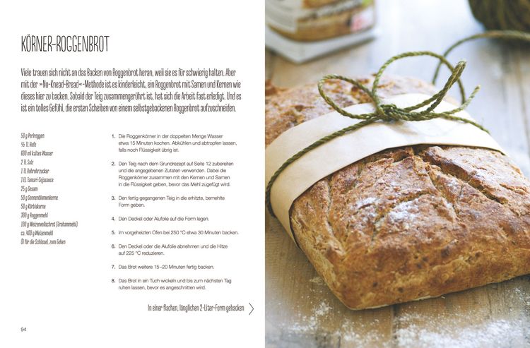 Produktbild: Brote, einfach handgemacht: Das No-Knead- Bread - ganz ohne kneten