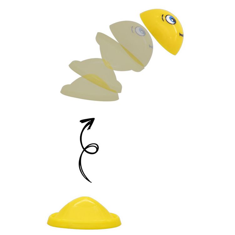 Produktbild: Idena Popper Partyspa&szlig; Funny Face 4 St&uuml;ck