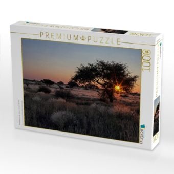Produktbild: CALVENDO Puzzle Akazienbaum in der Kalahari-W&uuml;ste in Namibia | 1000 Teile Lege-Gr&ouml;&szlig;e 64x48cm Foto-Puzzle f&uuml;r gl&uuml;ckliche Stunden