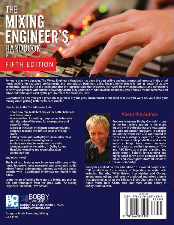 Produktbild: The Mixing Engineer's Handbook 5th Edition