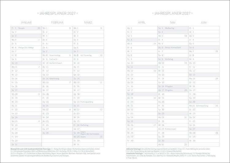 Produktbild: Design Diary Frida 2027